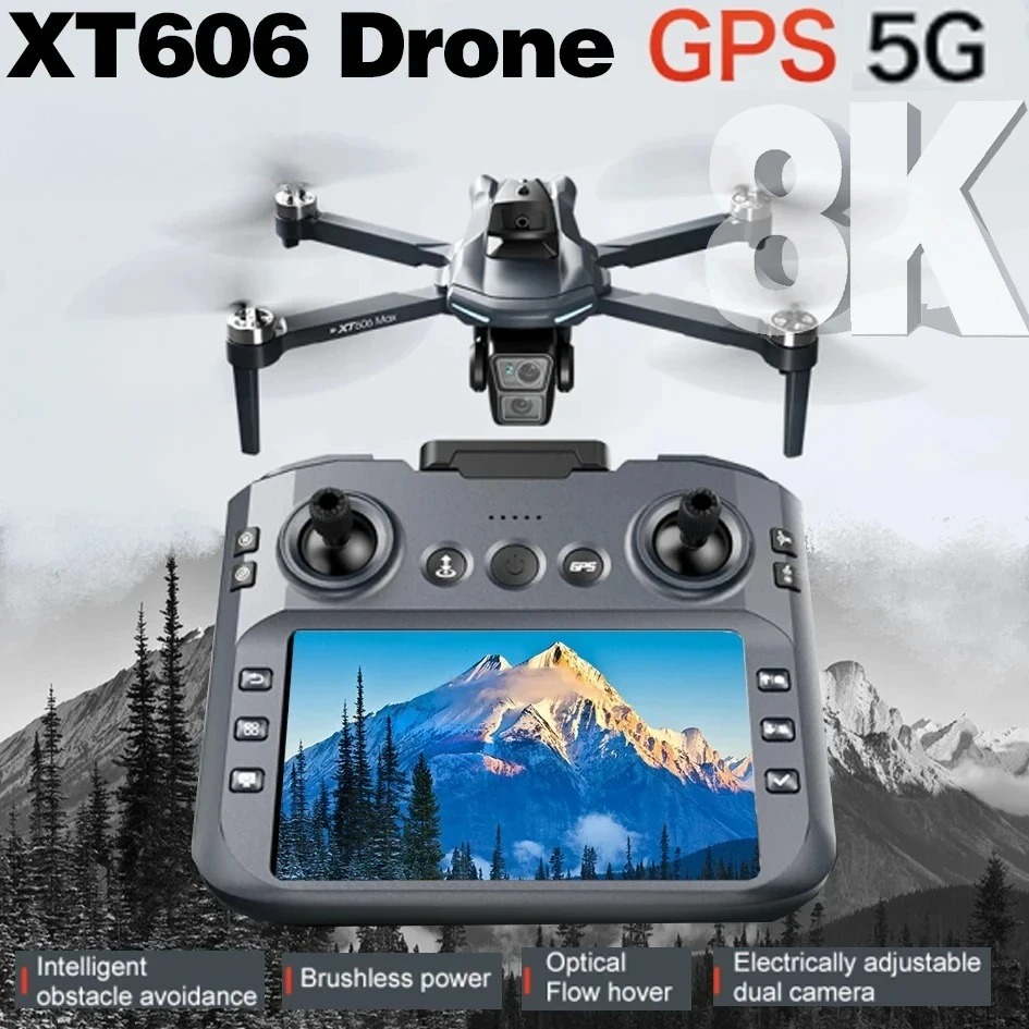 Drone Camera Night Vision - Original XT606 Drone Professional 8K HD
