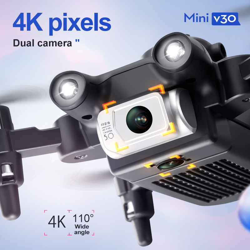 Mini V30 WiFi FPV Drone With 4 - Drone Camera Night Vision 评论和价格
