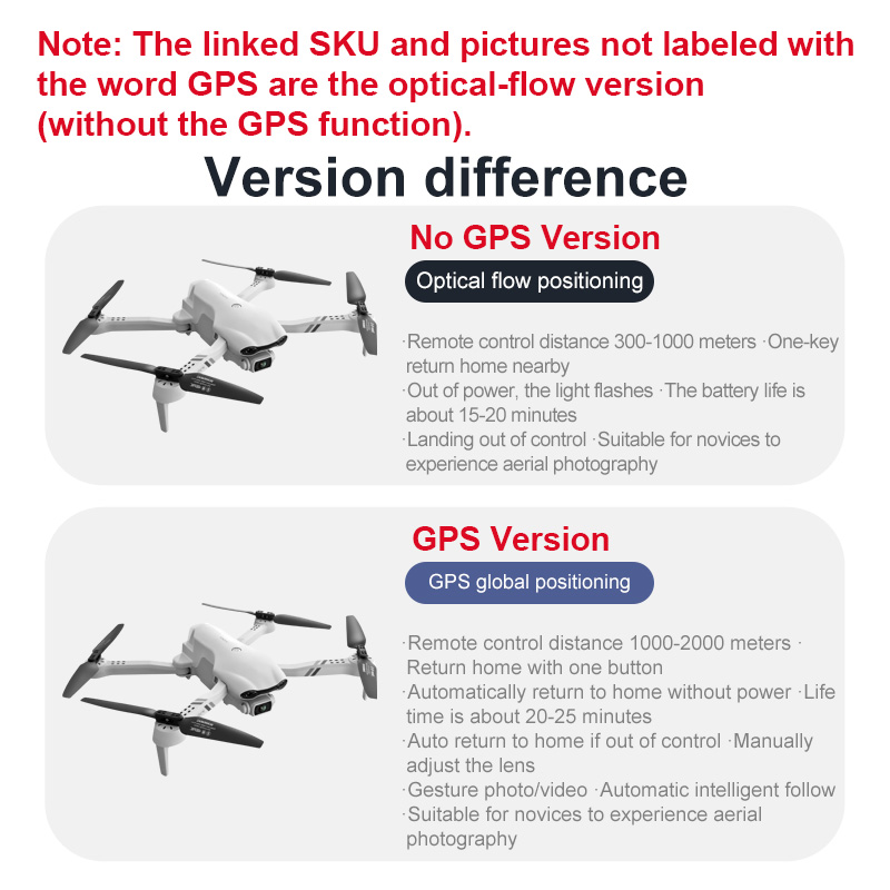 4DRC F10 RC Drone GPS 6K HD Du - Drone Camera Wide Angle 评论和价格