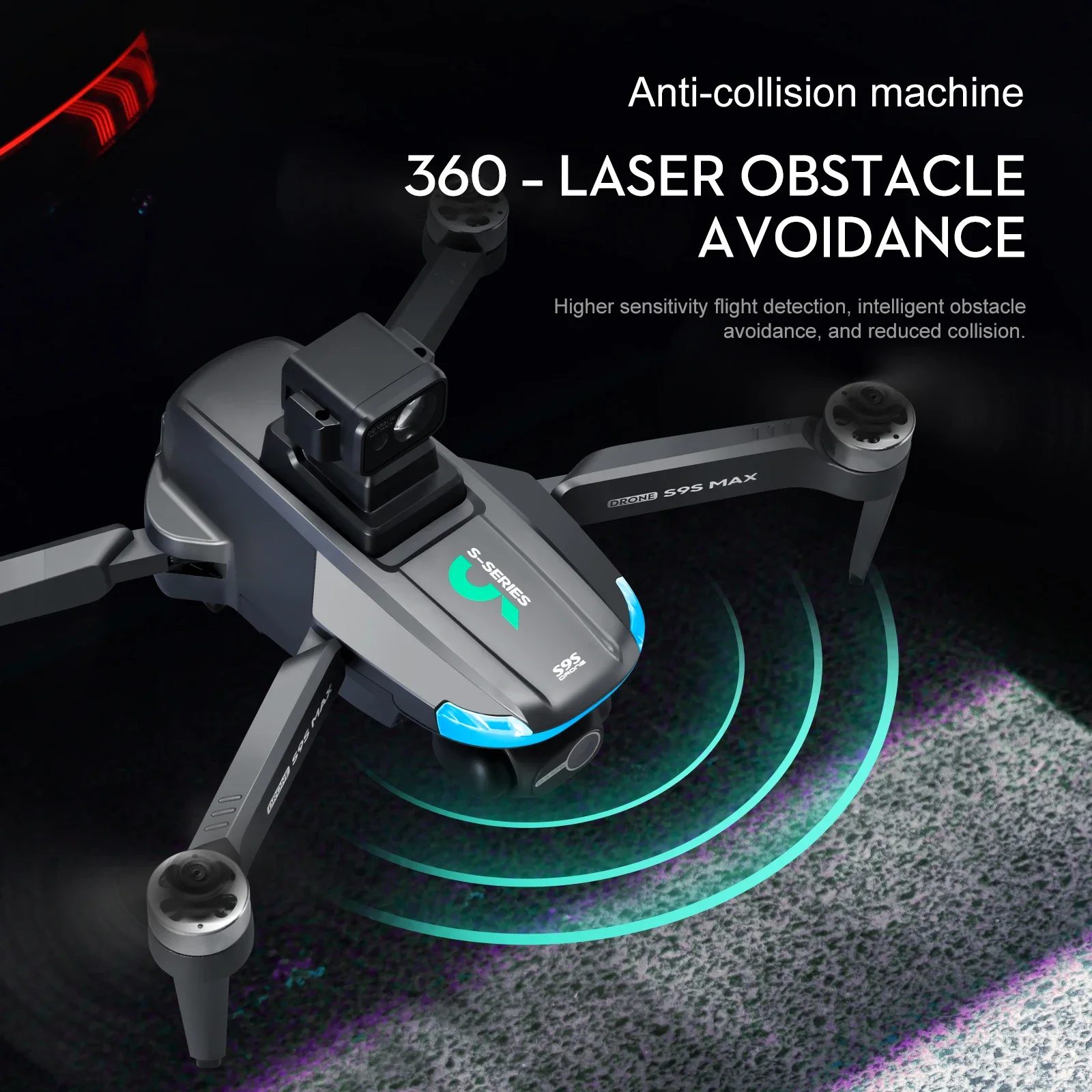 NEW S9S MAX MINI Drone 4K 2-Ax - Drone Camera Hd 评论和价格