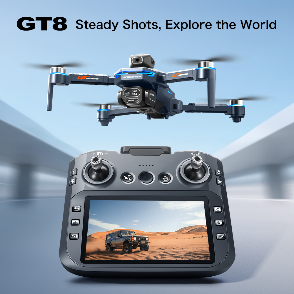 GT8 Max Foldable Drone 8K HD P - Drone Camera Professional 评论和价格
