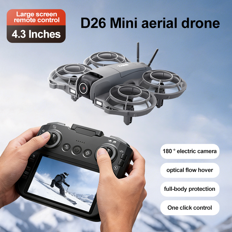 D26 Drone 4K Aerial HD 180° Ca - Drone Camera Hd 评论和价格