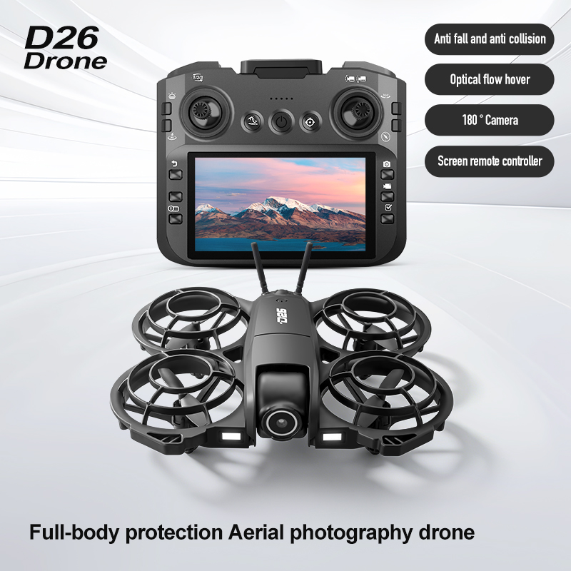 D26 Drone 4K Aerial HD 180° Ca - Drone Camera Hd 评论和价格