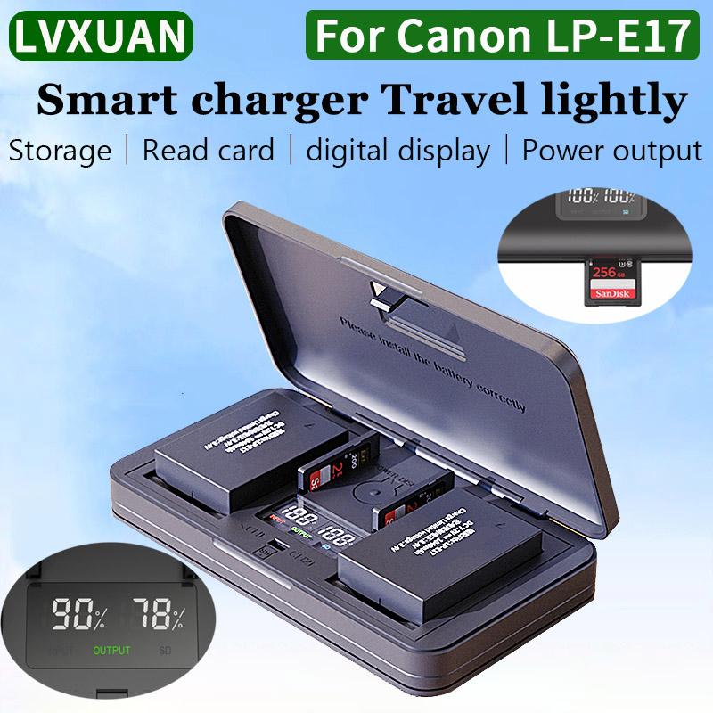 LVXUAN LP-E17 Battery Charger, - Canon Camera Eos R50 评论和价格