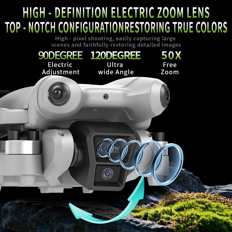 S101 Drone 8K HD Professinal D - Drone Camera Wide Angle 评论和价格